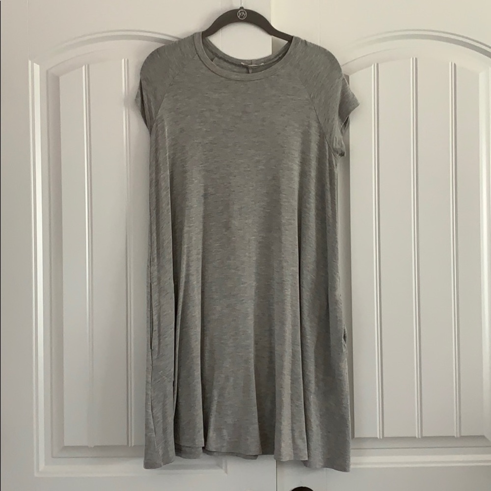 Grey T-Shirt Dress
